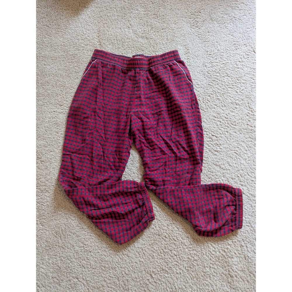 Love by Gap Red Navy Plaid Flannel Pajama Pants Joggers Medium